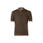 Polo en maille oversize homme en photographie Ghost, studio professionnel