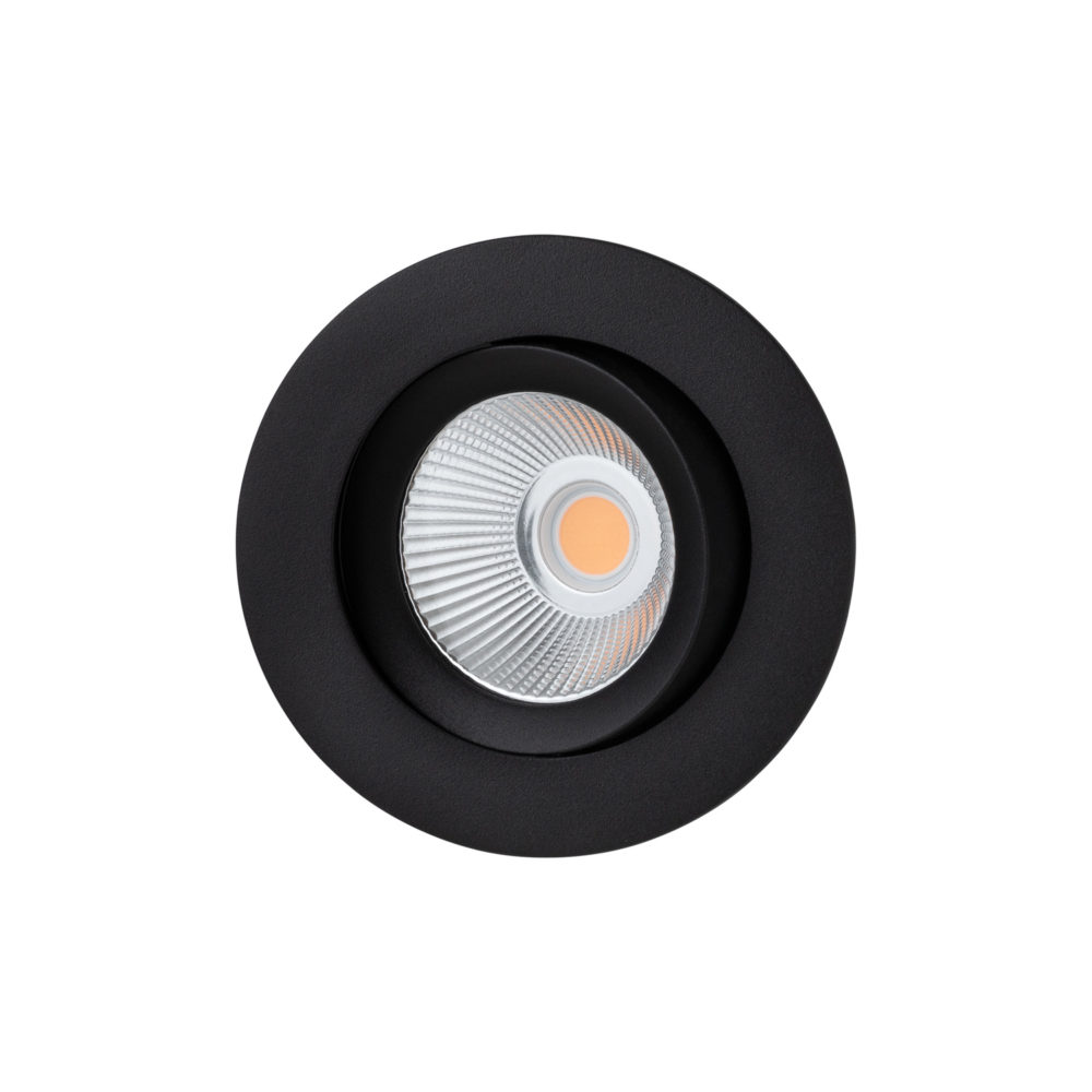 Packshot Premium de luminaires encastrés avec finition métallique pour catalogue imprimé et e-commerce
